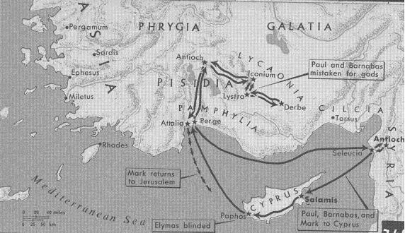 Paul's First Missionary Journey