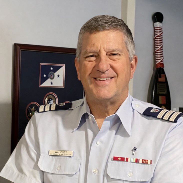 Rev. Tom Walcott in uniform