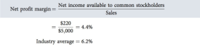 net profit margin